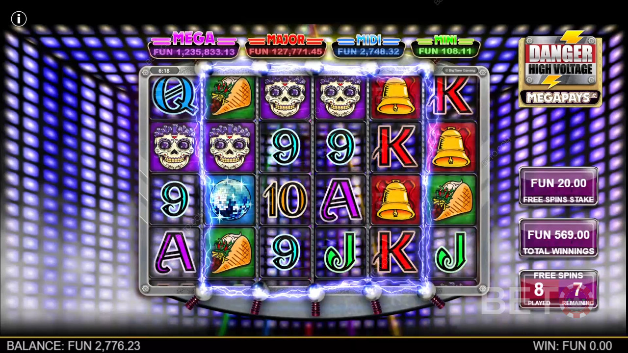 Danger High Voltage Megapays Free Play