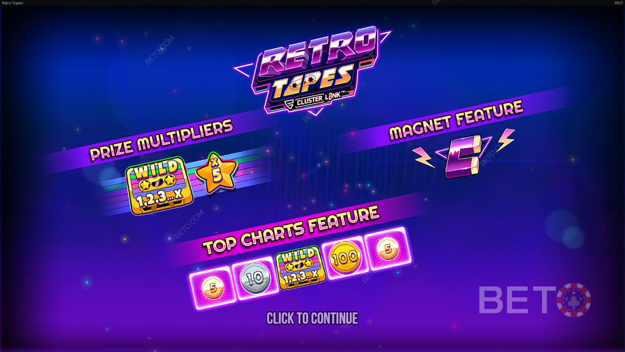 Retro Tapes Cluster Link: Bonus Features Breakdown by Push Gaming