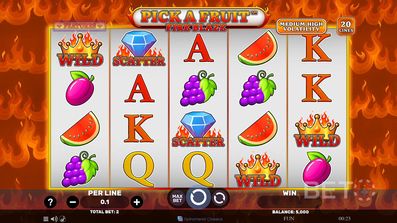 Pick A Fruit Fire Blaze Free Play