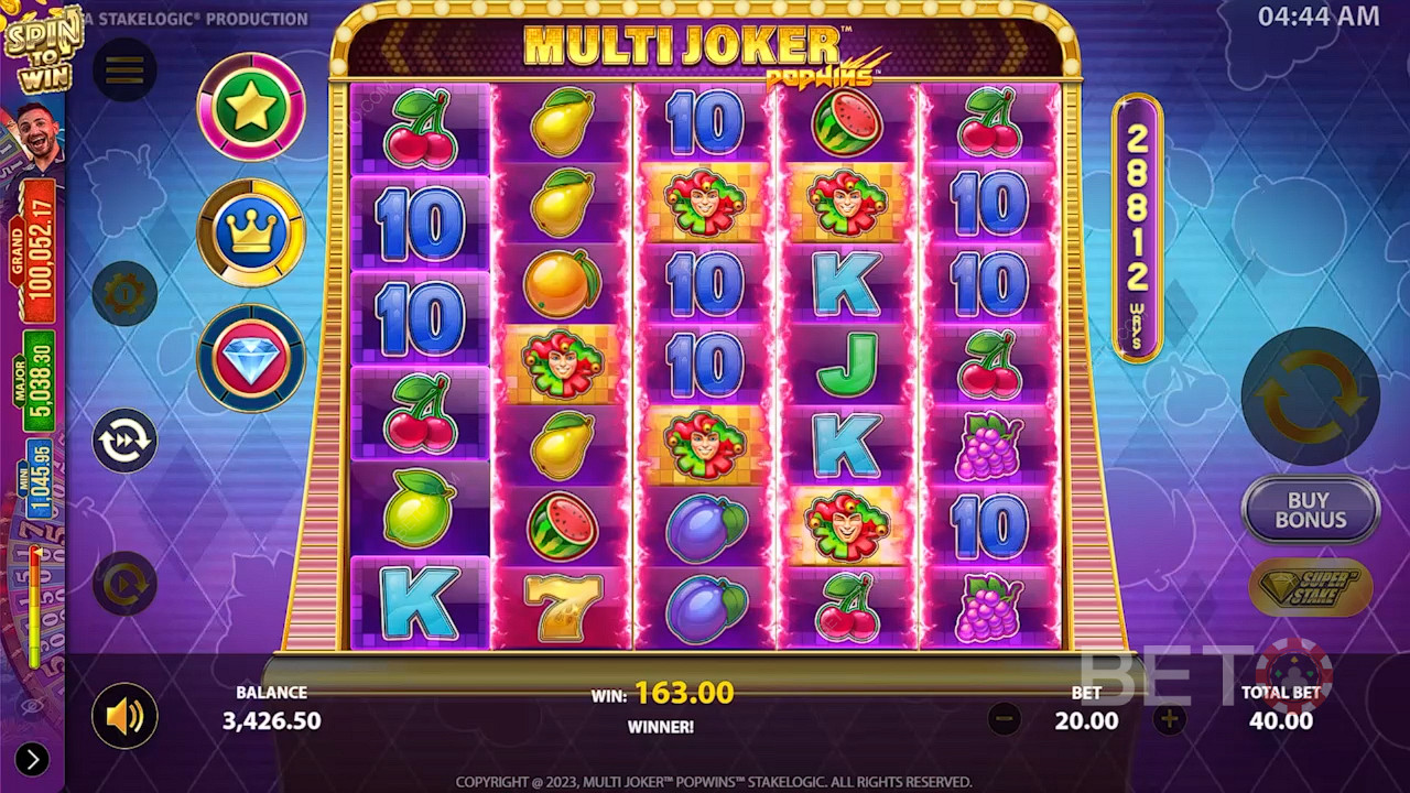 Multi Joker Popwins Free Play