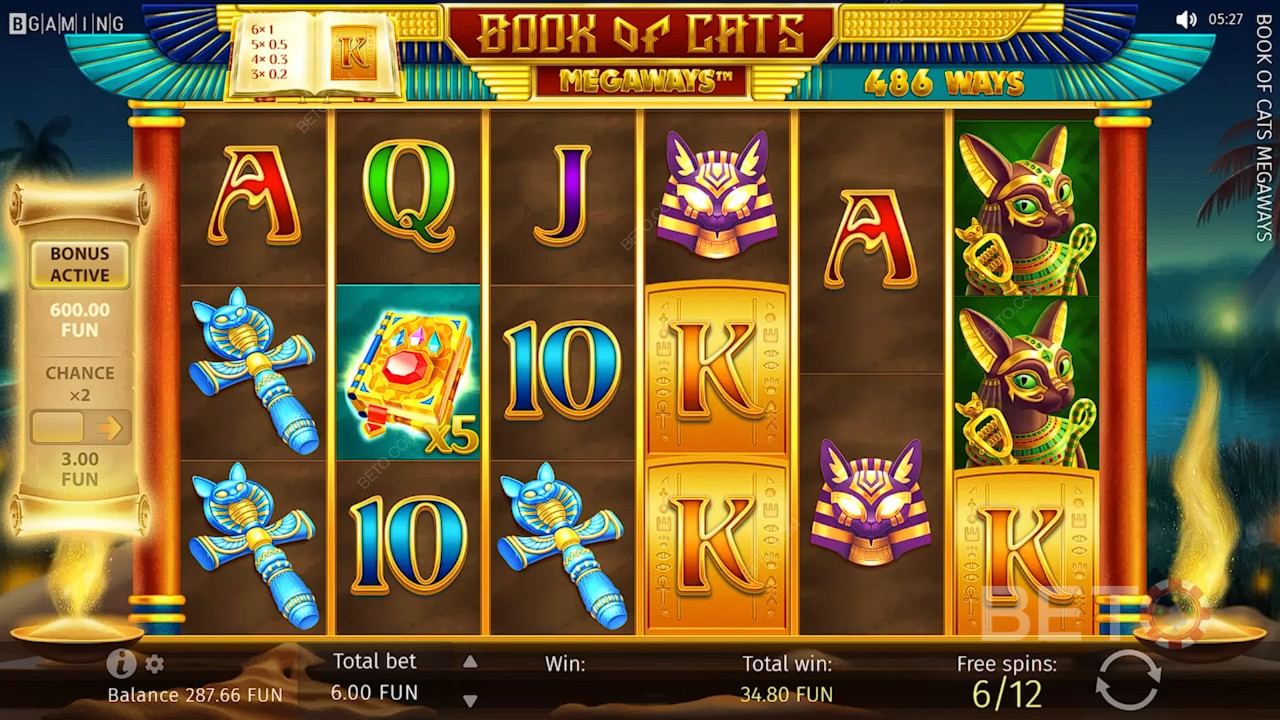 Book of Cats Megaways Review by BETO Pokies