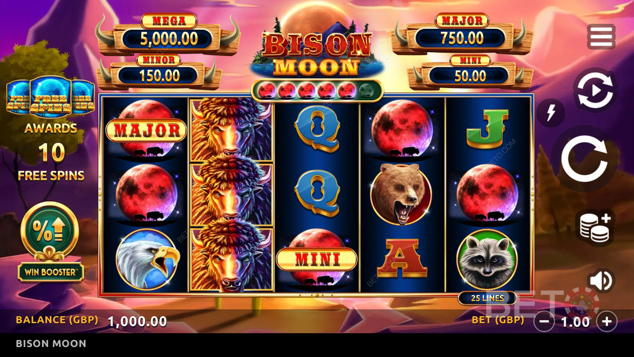 Bison Moon Review by BETO Pokies