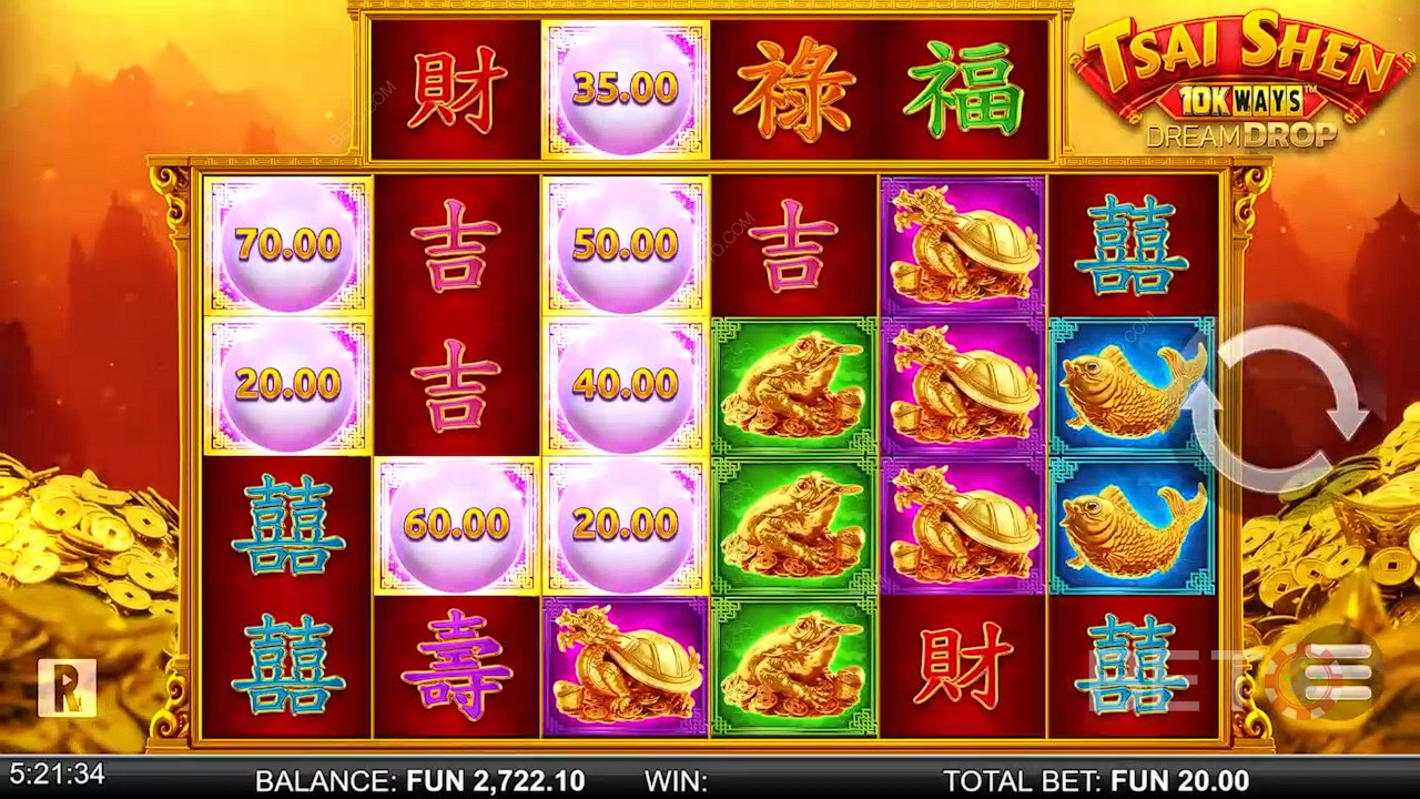 Tsai Shen 10K Ways Dream Drop Free Play