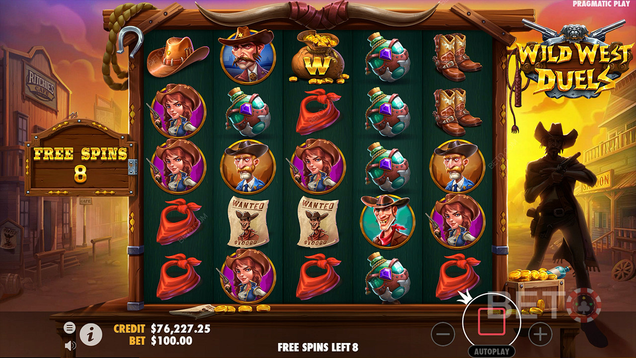 Expanding Wilds spice up the Duel bonus for top payouts