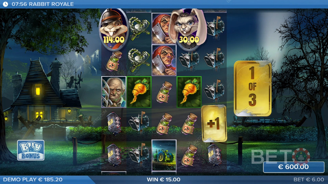 Hop to 25,000x Your Wager in the Rabbit Royale Pokie!
