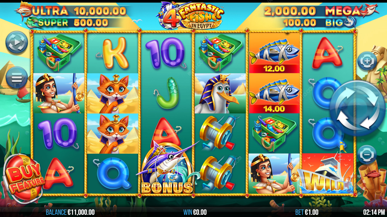 4 Fantastic Fish in Egypt Review by BETO Pokies