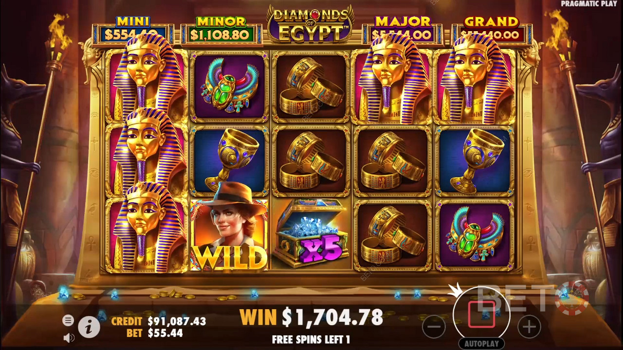 Diamonds Of Egypt Review by BETO Pokies