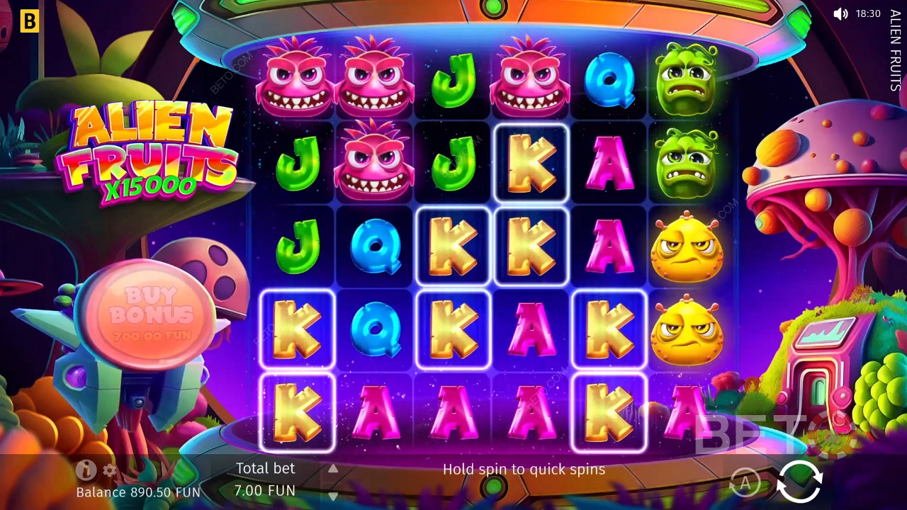 Theme & Design: Galactic Fruit Bonanza