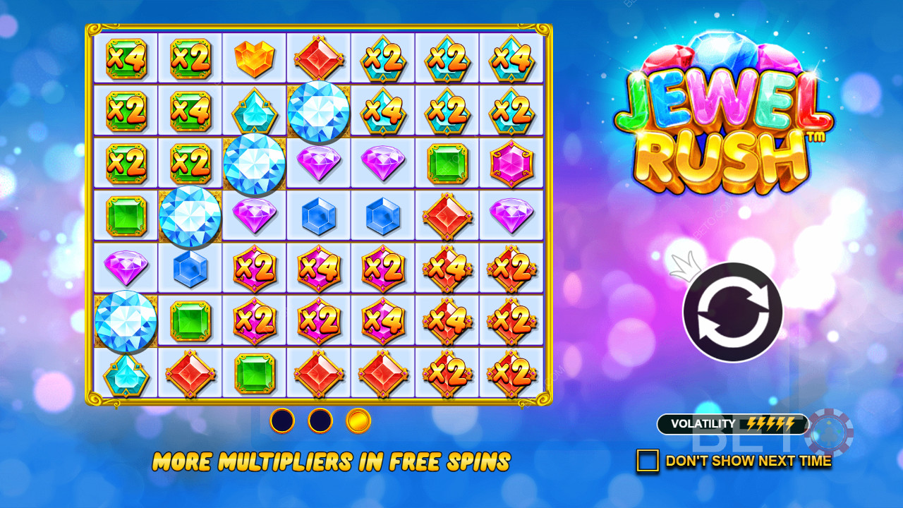 Gem-Packed Bonus Features in Jewel Rush by Pragmatic Play