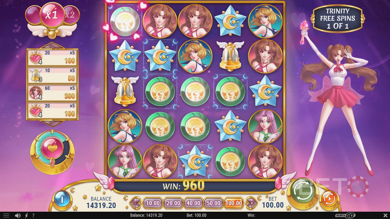Moon Princess Trinity Review by BETO Pokies