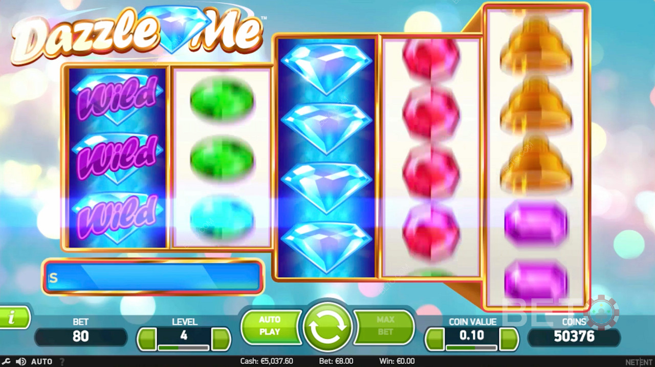 Sparkling Wilds Shine in Dazzle Me Pokie Game