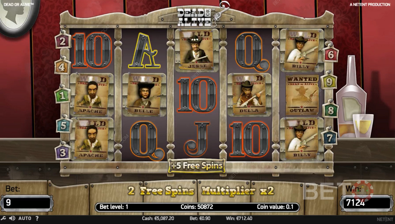 Ripper Wilds in the Bonus Round in Dead or Alive