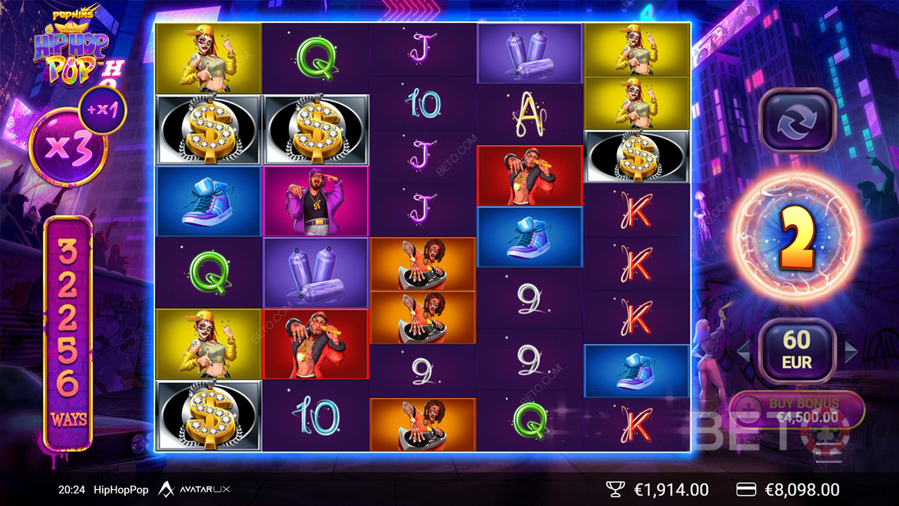 HipHopPop Review by BETO Pokies