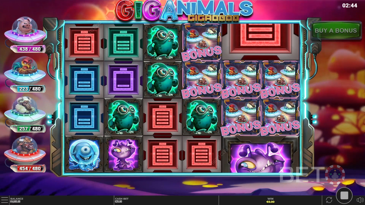 Giganimals Gigablox Review by BETO Pokies