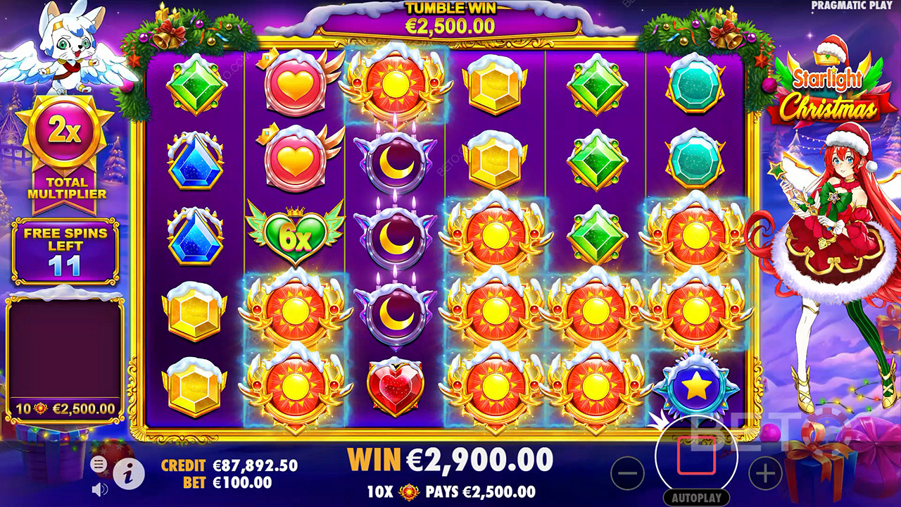 Huge payouts on the cards in the Free Spins with total Multiplier