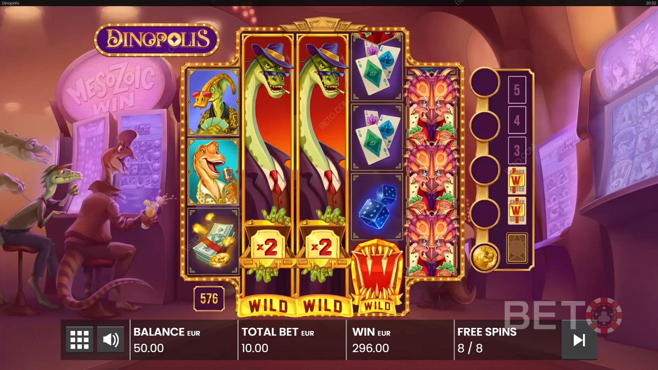 Score big with Sticky Stacks in the right spots during the bonus round