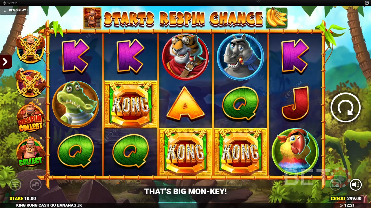 King Kong Cash Go Bananas Free Play