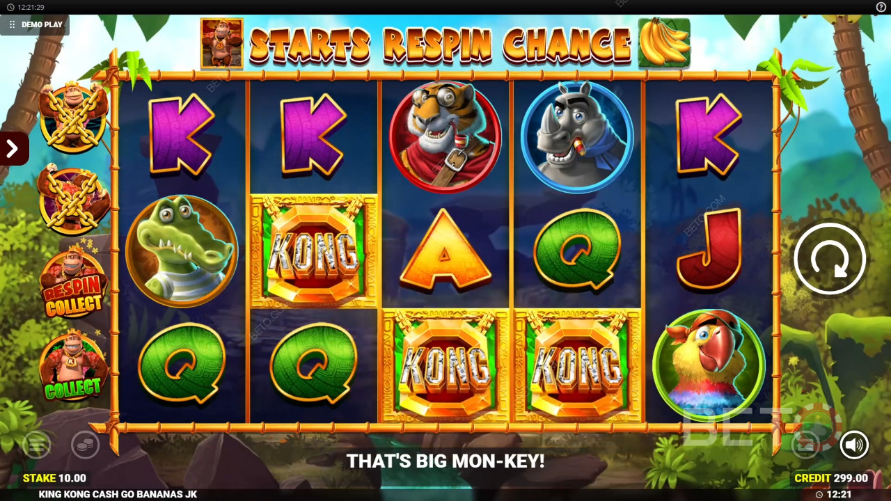 King Kong Cash Go Bonkers Review by BETO Pokies