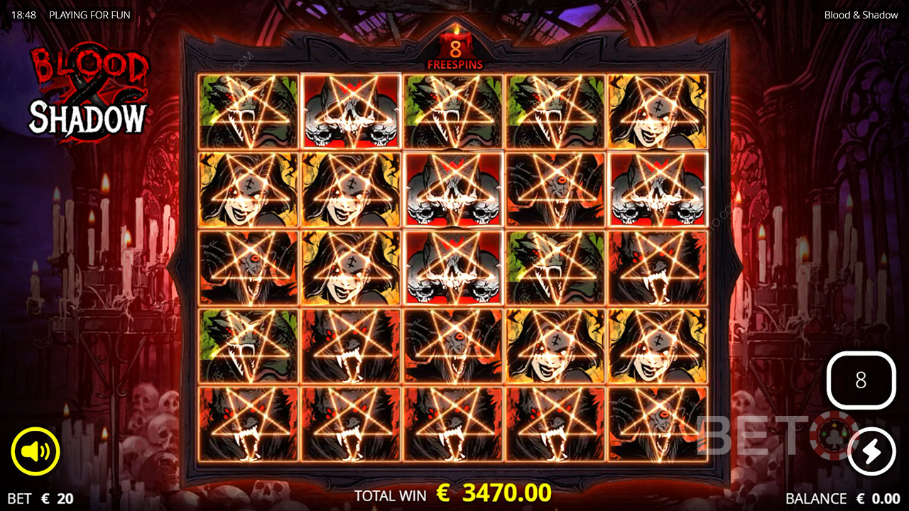 Blood and Shadow Review by BETO Pokies