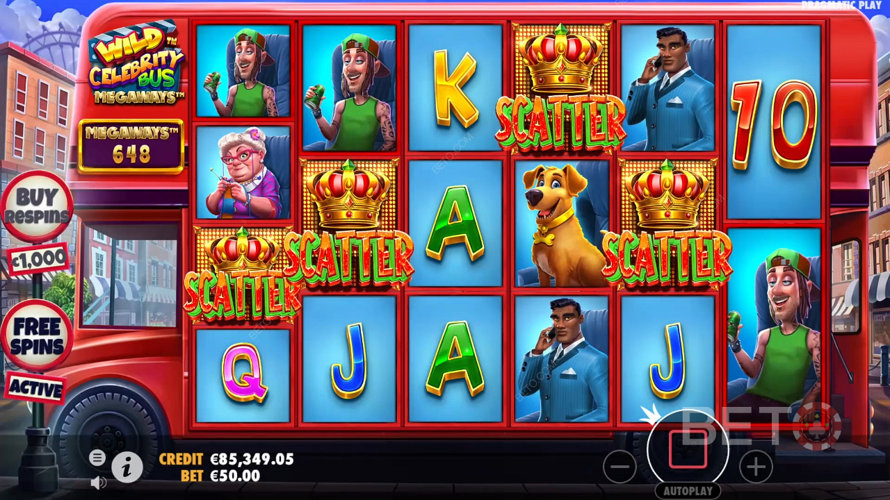 Wild Celebrity Bus Megaways Review by BETO Pokies
