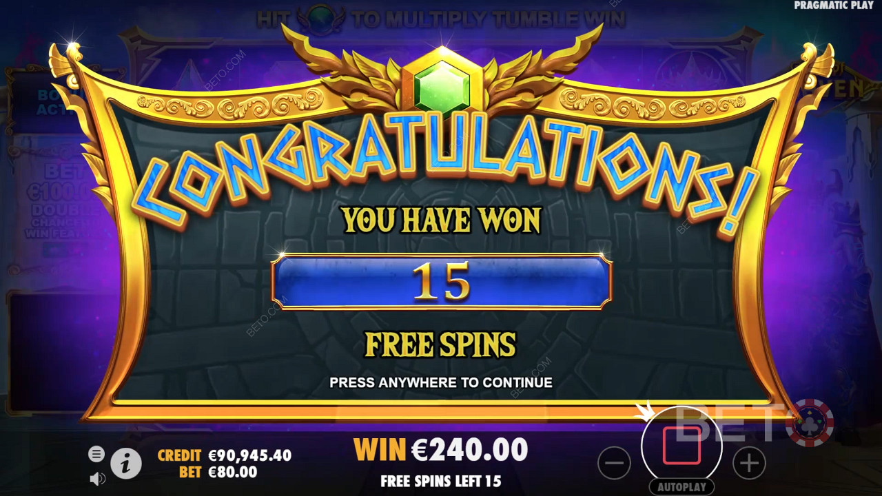 15 Free Spins can lead to ripper wins on this heavenly pokie