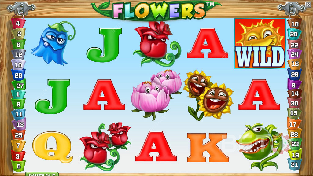 Flowers Pokie Free Play Demo