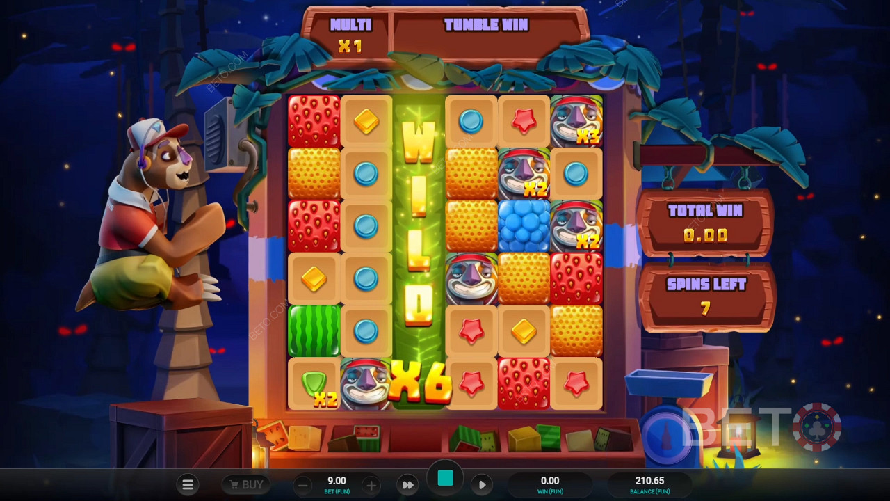 Sloth Tumble Review by BETO Pokies