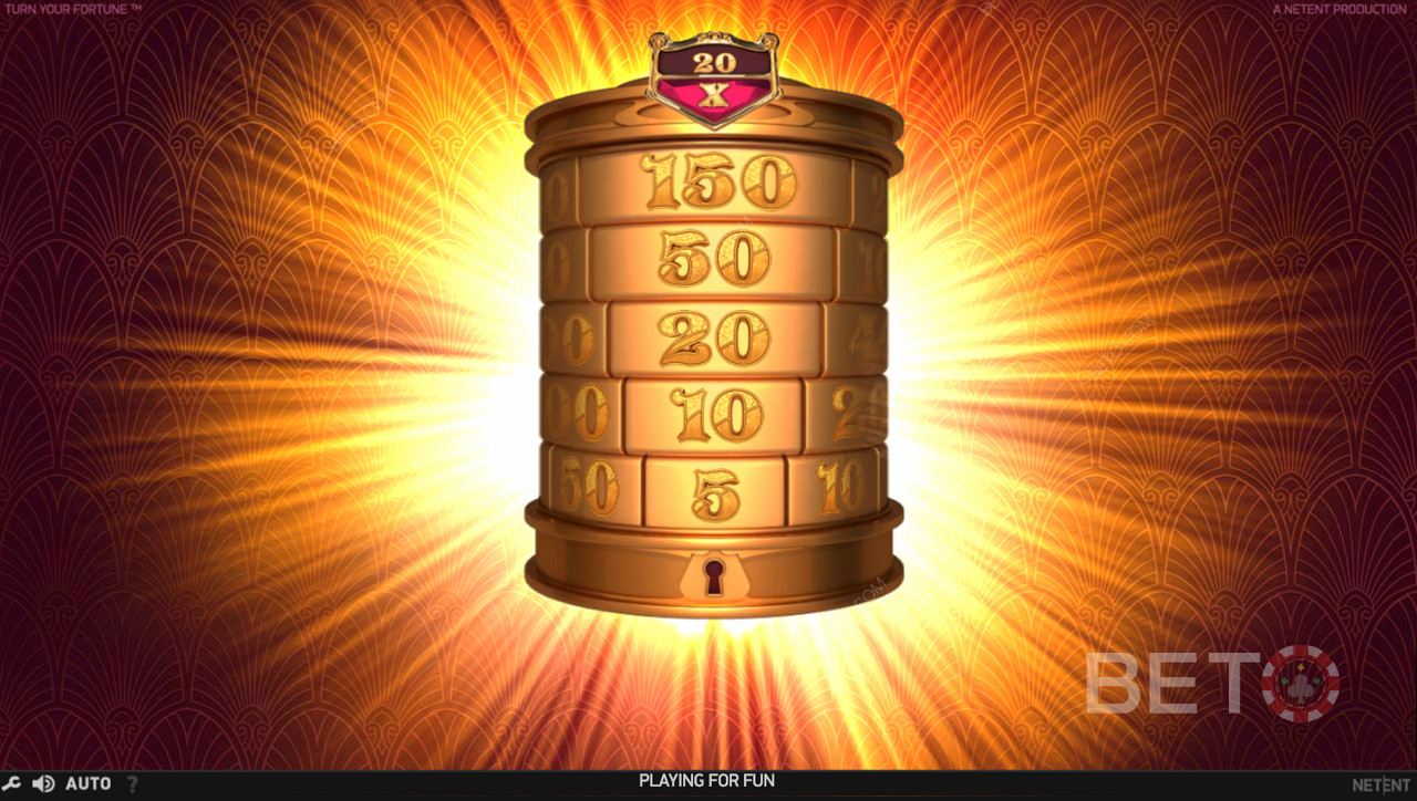 The iconic Golden Reel in Turn Your Fortune