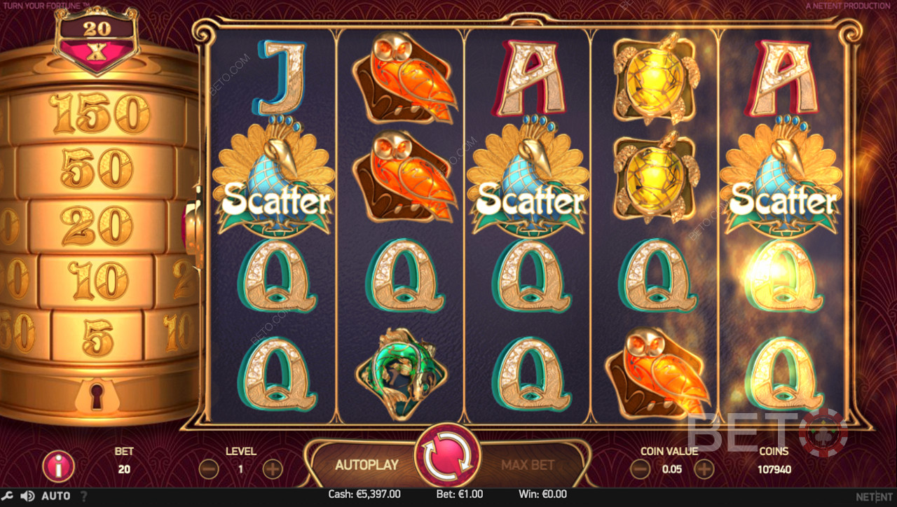 Snag Three Scatter Symbols for Free Spins in Turn Your Fortune