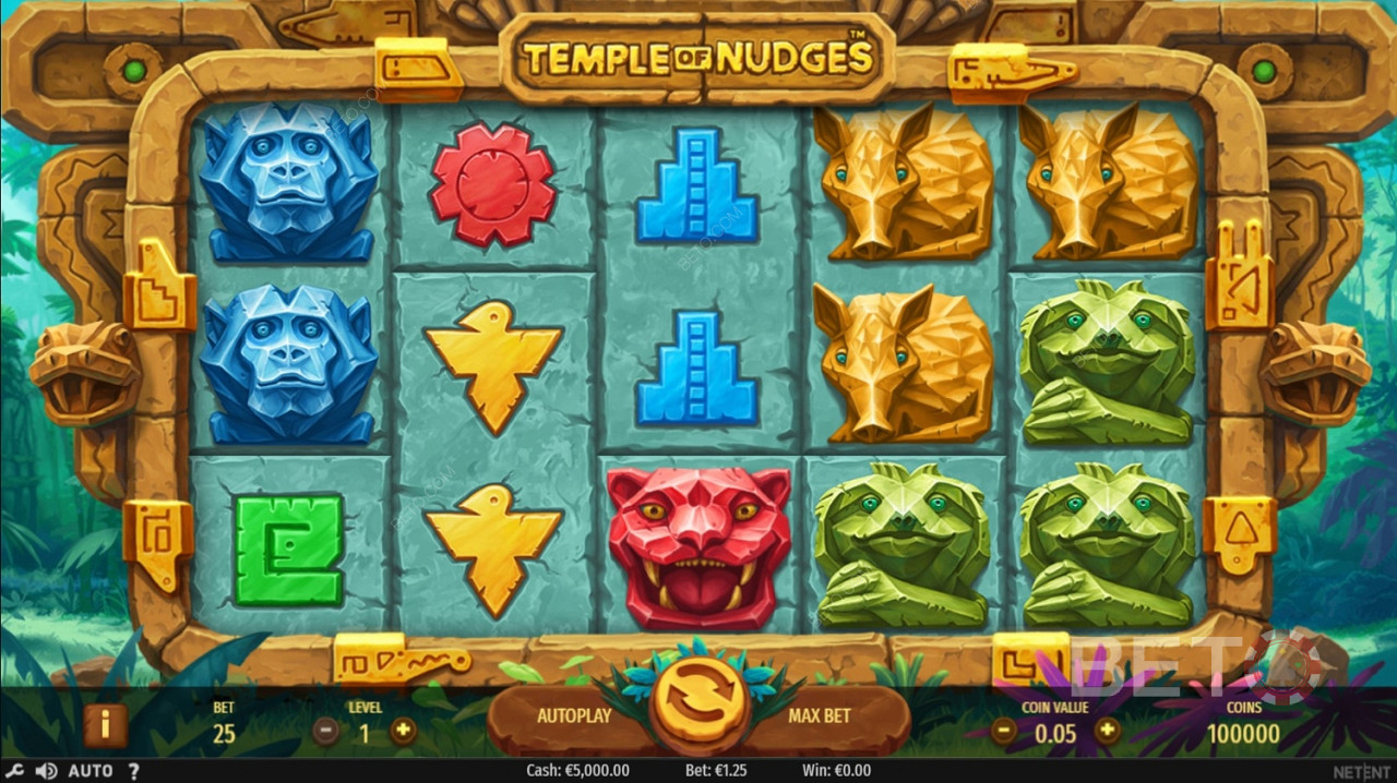 Temple of Nudges Pokie Machine