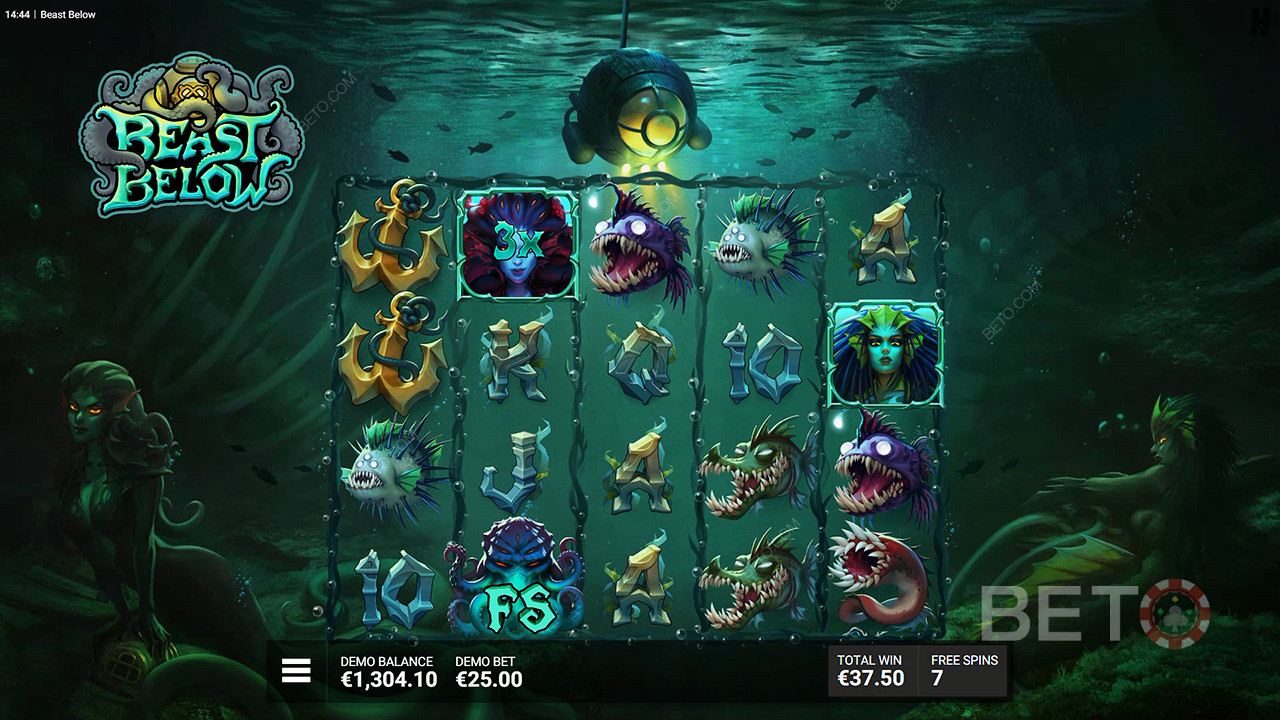 Dive into Beast Below by Hacksaw Gaming