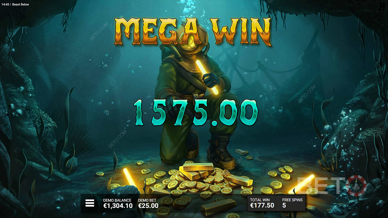 Score 10,000x Your Wager in the Beast Below Pokie Game!