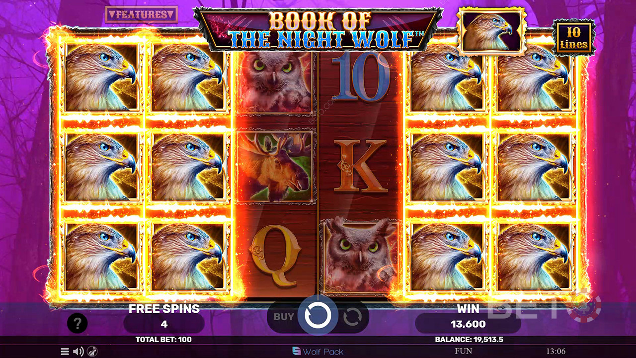 Book of the Night Wolf Free Play