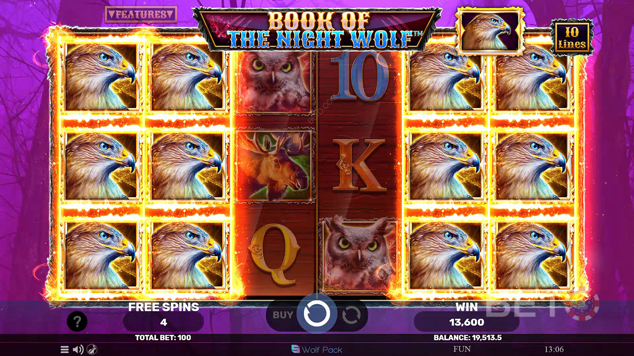 Book of the Night Wolf Review by BETO Pokies