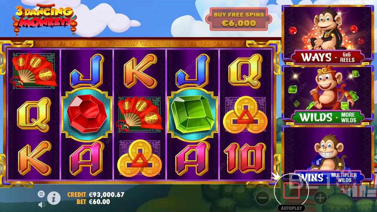 3 Dancing Monkeys Review by BETO Pokies