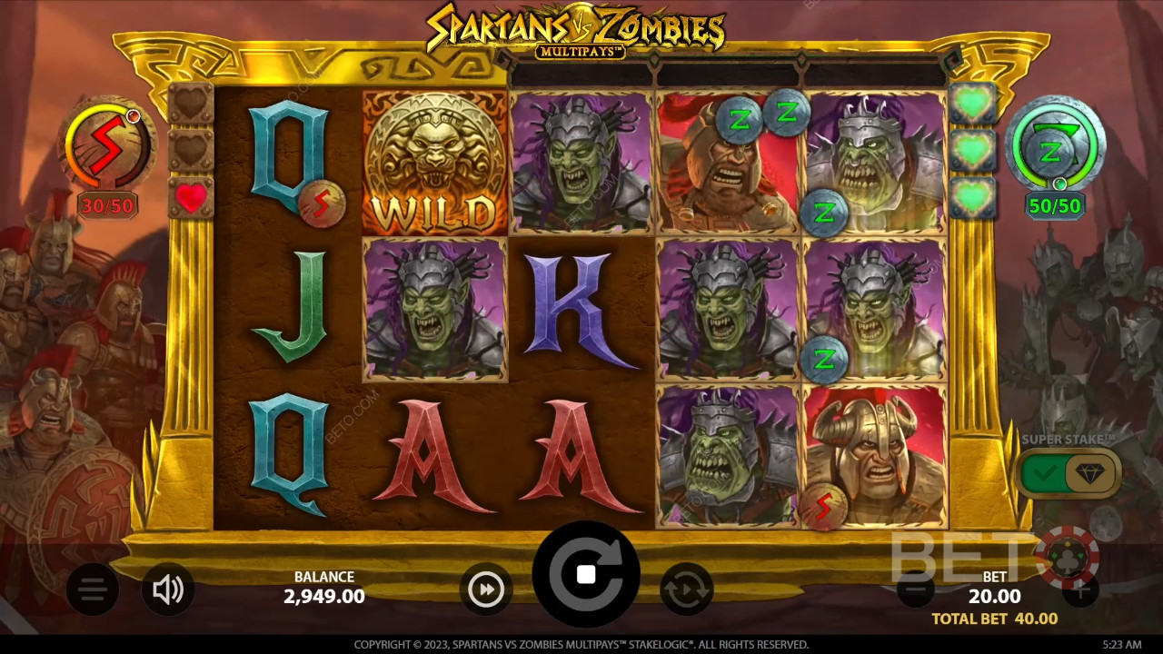Spartans vs Zombies: BETO Pokies Review
