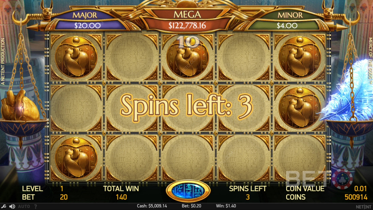 Ripper Riches Bonus Round in Mercy of the Gods