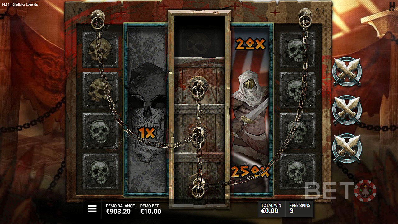 Score Multipliers up to 500x in the Unleash the Beast bonus
