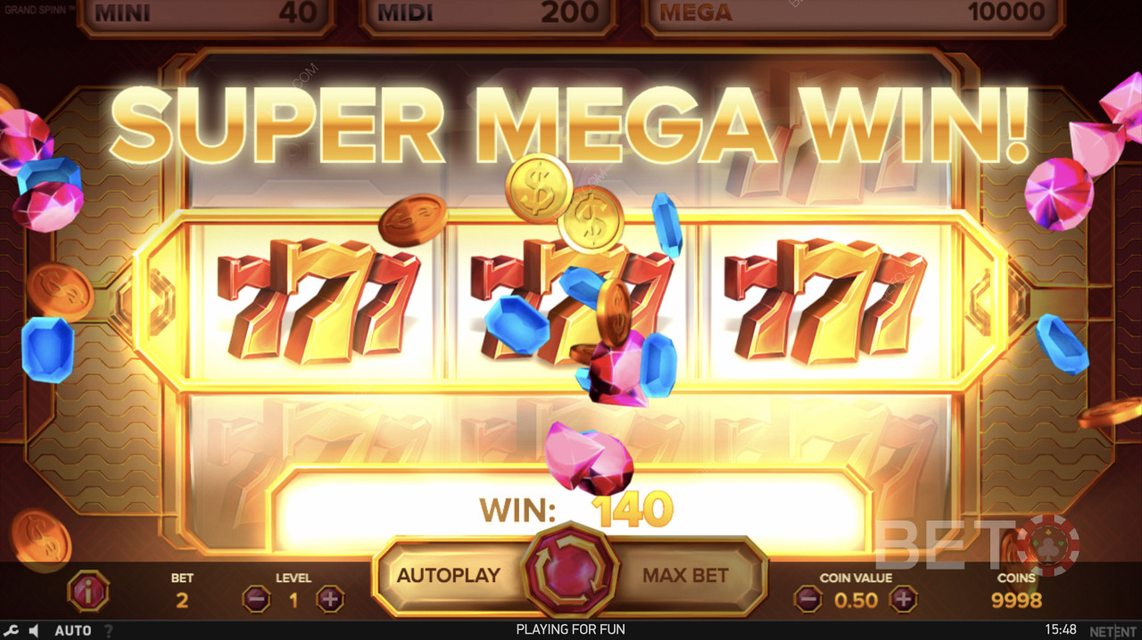 The hugest Mega Jackpot in Grand Spinn Superpot