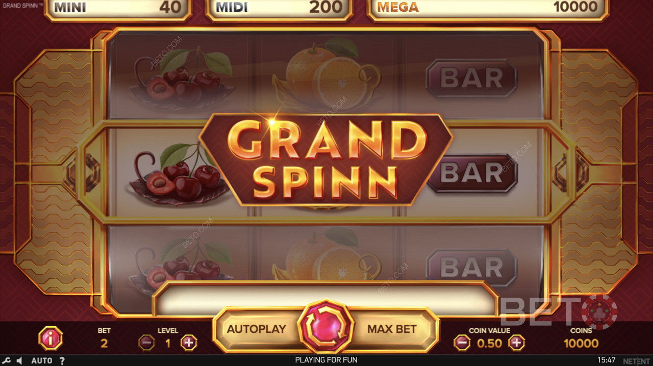The ripper reels of Grand Spinn Superpot
