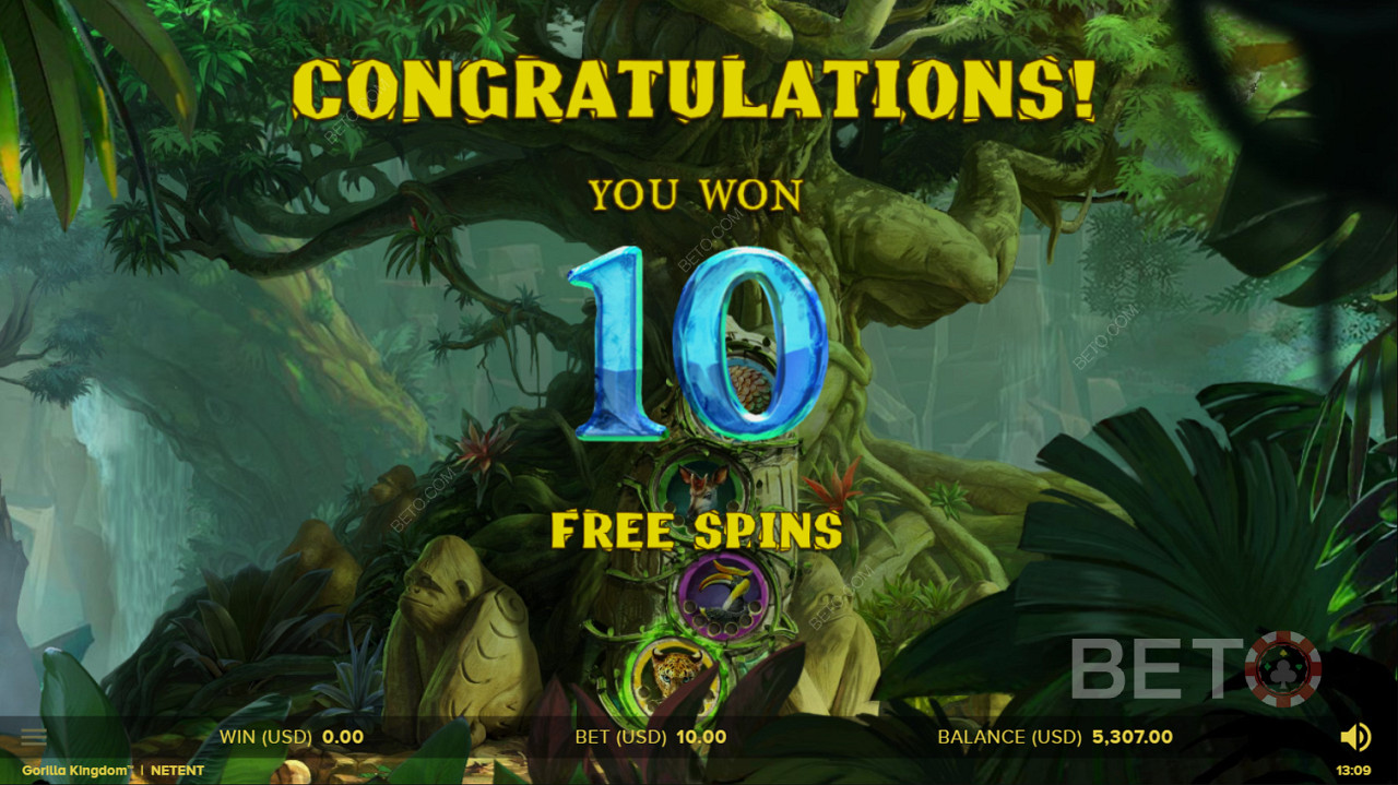 Scoring Free Games in Gorilla Kingdom