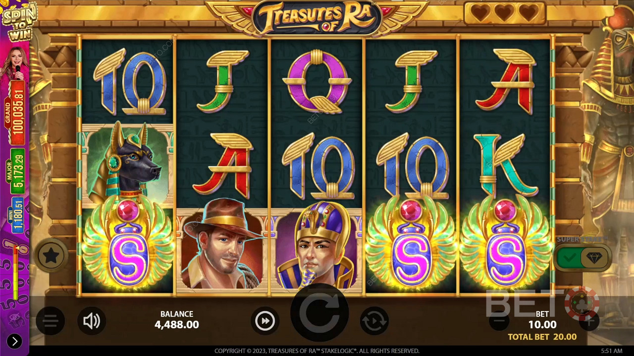 Treasures of Ra Free Play