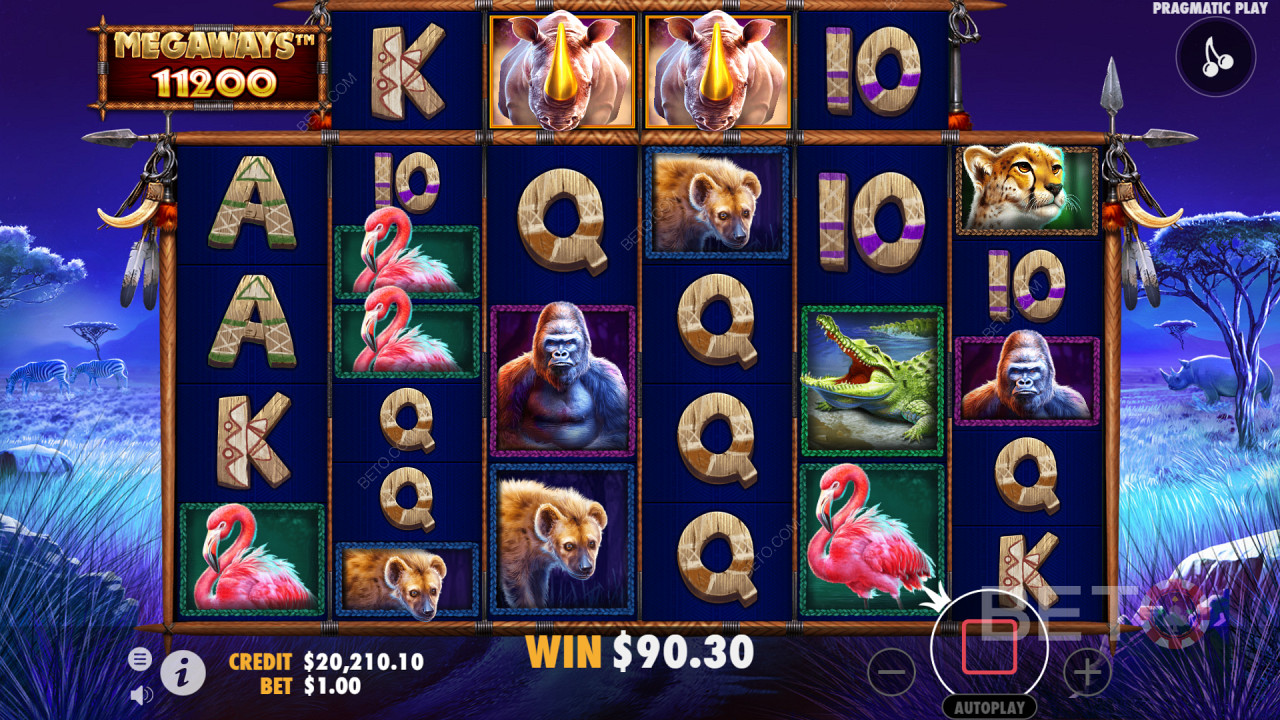 Fair dinkum Megaways RTP in Great Rhino bonus game for newbies