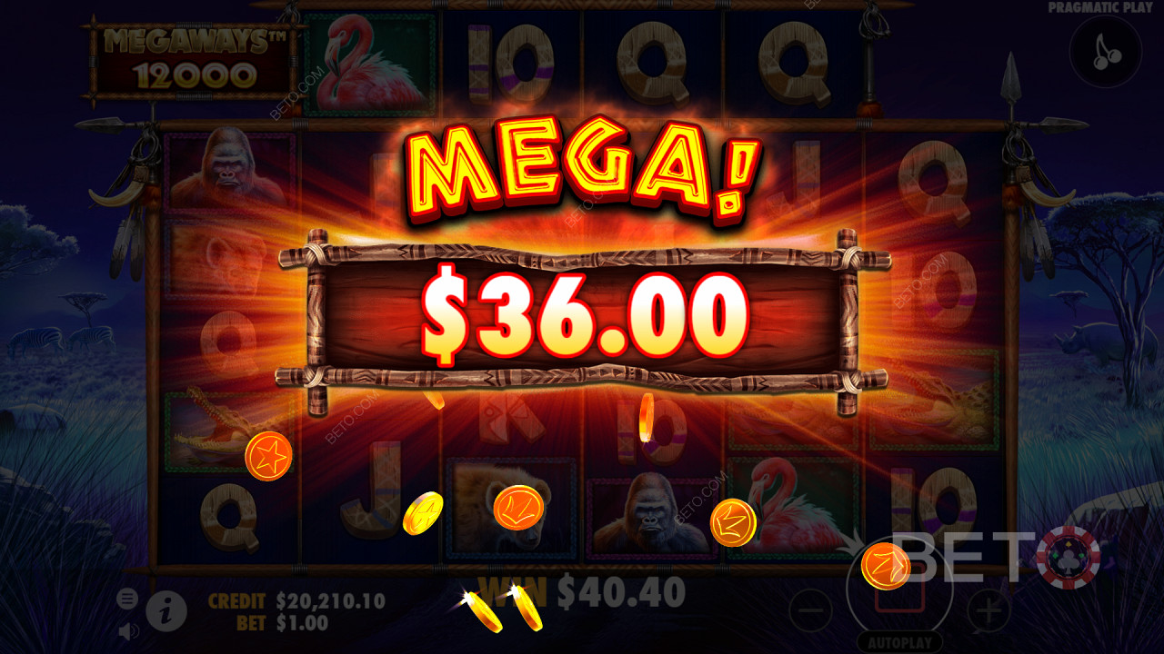 Massive Wins in Great Rhino Megaways Pokie Game