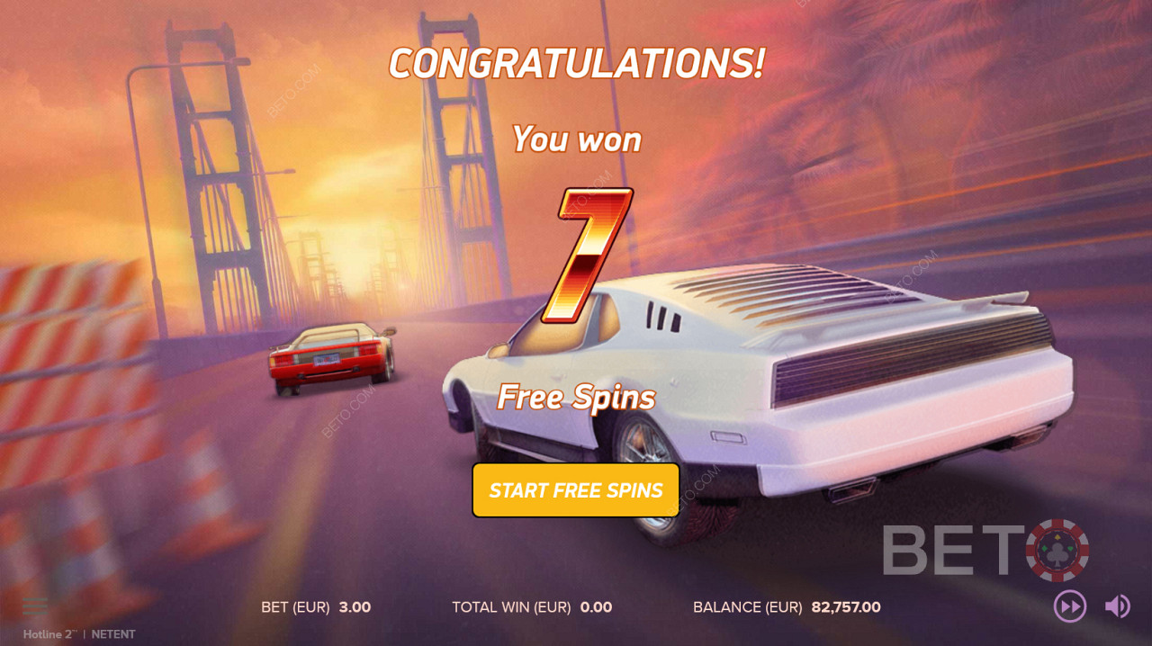 Score Free Spins with 3 Scatter Symbols