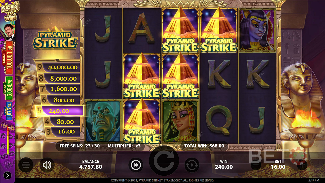 Pyramid Strike Free Play