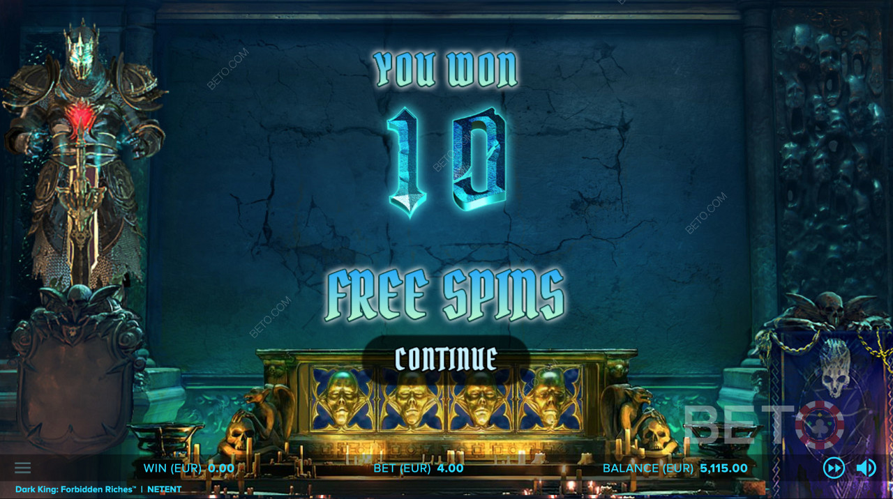 Dark King Forbidden Riches pokie offers multipliers of 2x, 3x, 4x or 5x