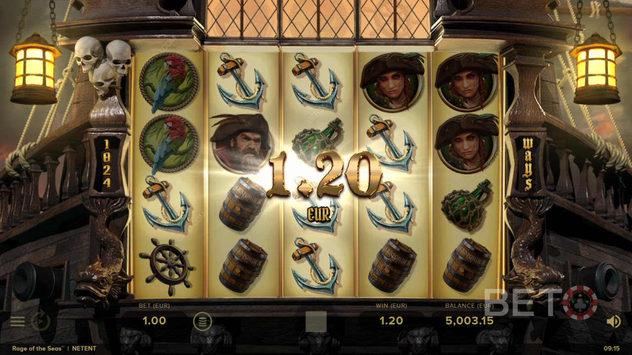 Scoring big on Rage of the Seas pokie