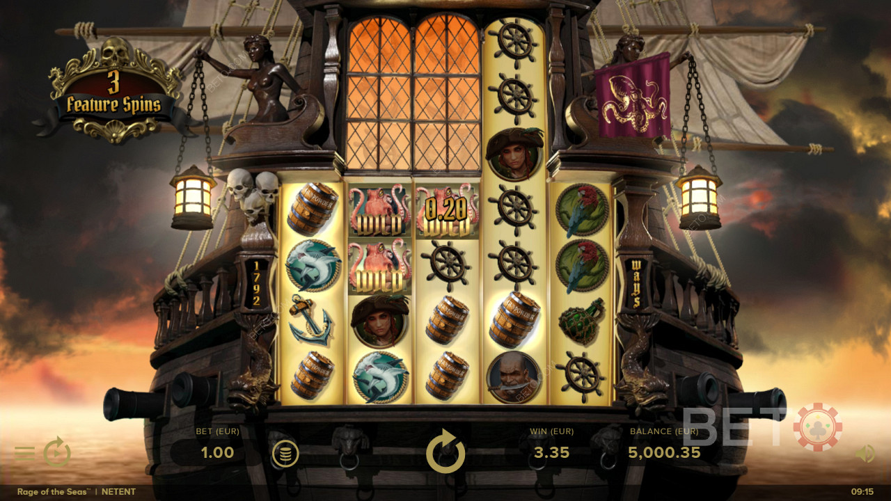 Ripper Expanding Reels in Rage of the Seas