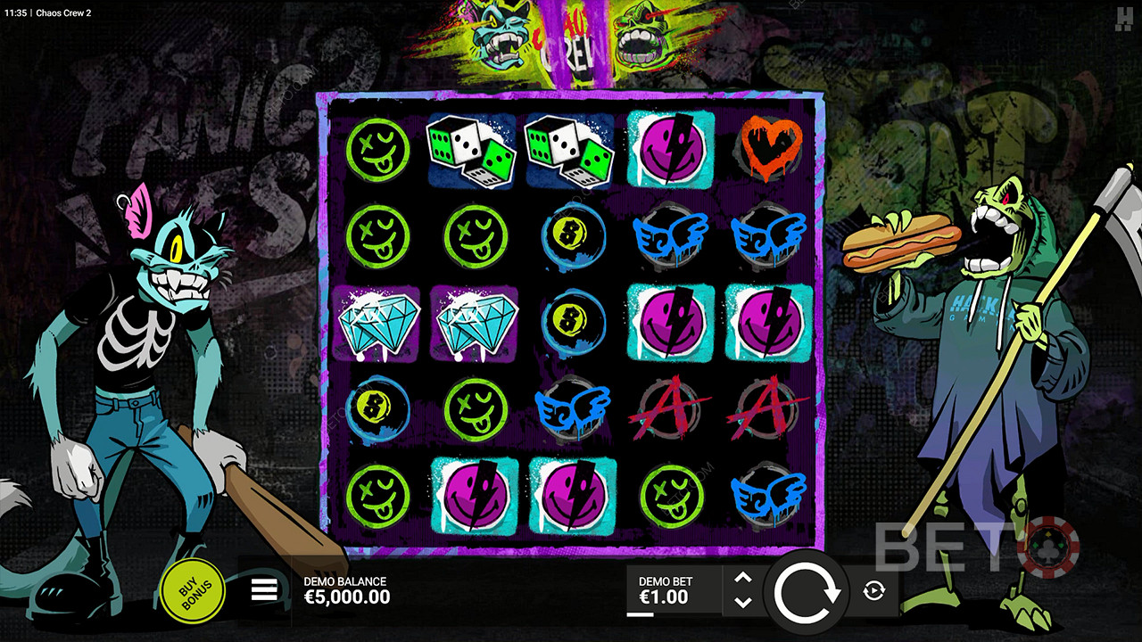 Ripper theme with heaps of bonuses to score